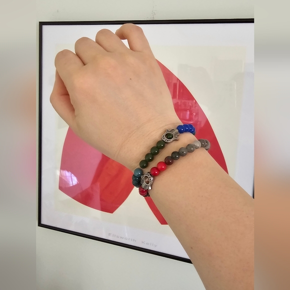 Yogibara Gemstone Bracelet (red) - Picture 6 of 9